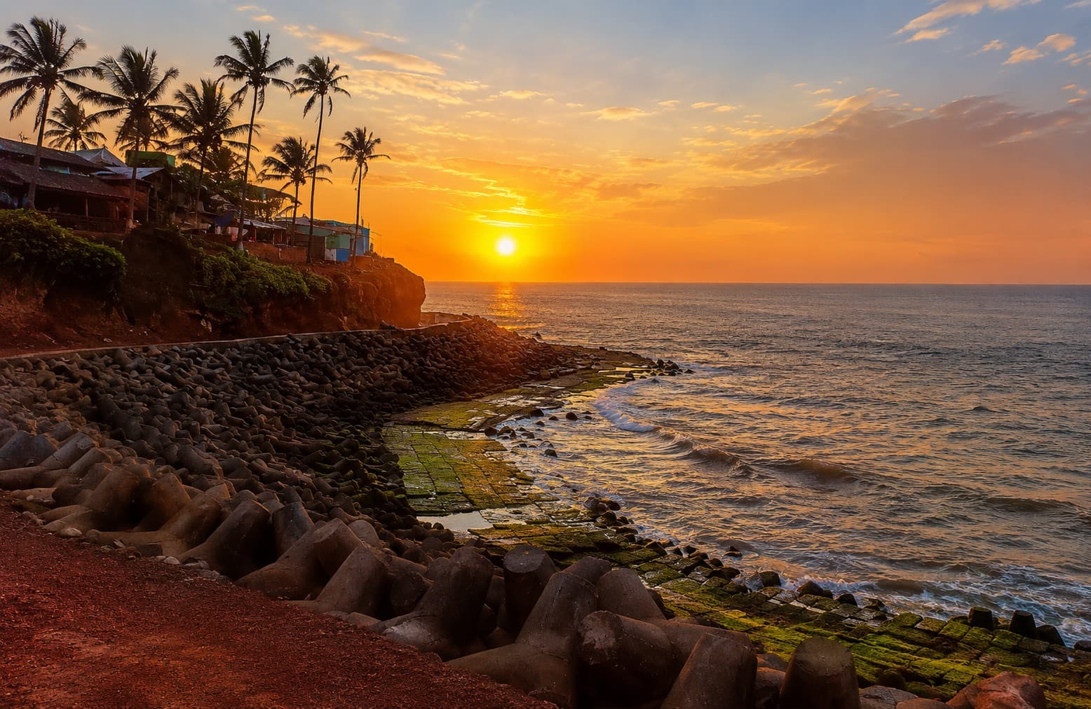 Anjuna Beach cliffs